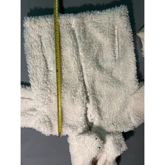 Abercrombie & Fitch  Sherpa Fleece Jacket Size XS Hooded - Picture 7 of 9